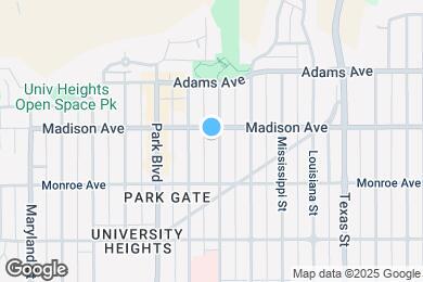Map image of the property - 4574 Florida St