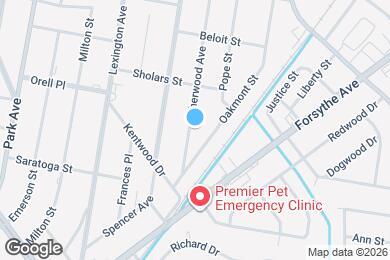 Map image of the property - 1902 Sherwood Ave