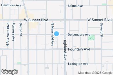 Map image of the property - 1349 N Citrus Ave