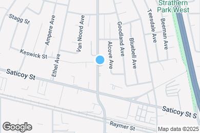 Map image of the property - 7598 Coldwater Canyon Ave