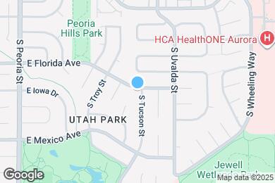 Map image of the property - 1503 S Tucson St