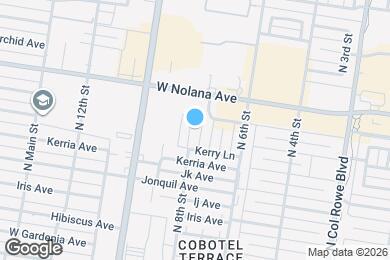 Map image of the property - 3813 N 8th Ct