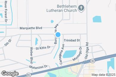 Map image of the property - 2510 Barcelona Ave