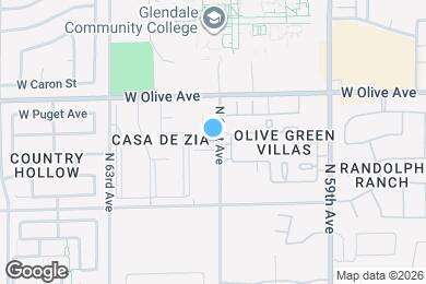 Map image of the property - 6108 W Townley Ave