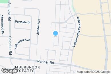 Map image of the property - 1732 Ridgebury Dr
