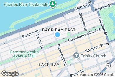 Map image of the property - 151 Commonwealth Ave