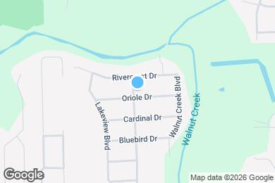 Map image of the property - 1316 Oriole Dr
