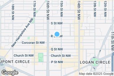 Map image of the property - 1508 R St NW