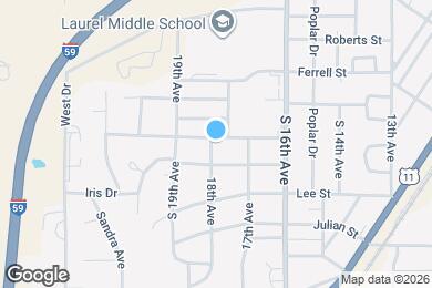 Map image of the property - 1728 General Pershing St