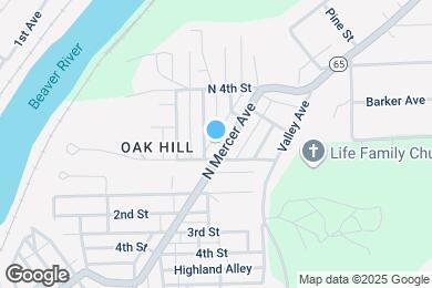 Map image of the property - 215 N Mercer Ave