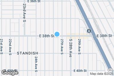 Map image of the property - 2611 E 38th St