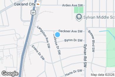 Map image of the property - 1540 Melrose Dr SW