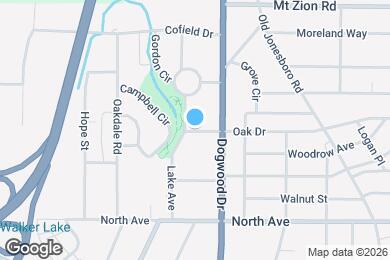Map image of the property - 735 Oak Dr