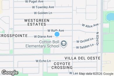 Map image of the property - 8603 W Diana Ave