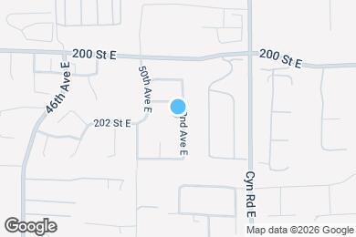Map image of the property - 20126 52nd Ave E