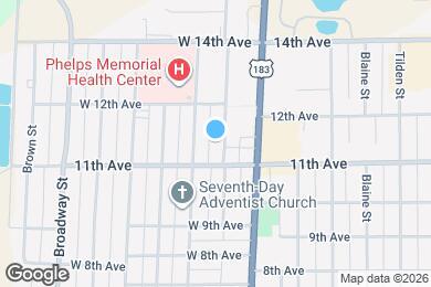 Map image of the property - Hill Street Townhomes