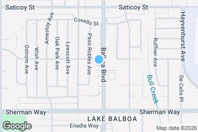 Map image of the property - 7349 Balboa Blvd