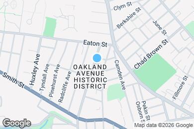 Map image of the property - 201 Oakland Ave