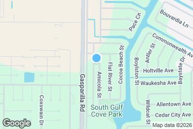 Map image of the property - 10047 Amicola St