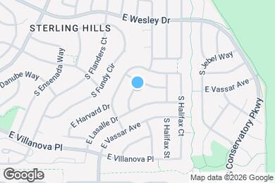 Map image of the property - 2548 S Genoa Ct