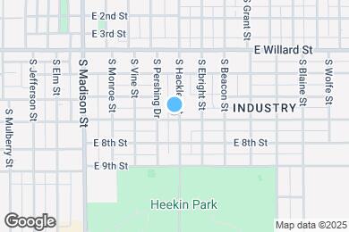 Map image of the property - 1325 S Hackley St