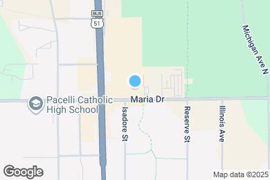 Map image of the property - The Oaks on Maria