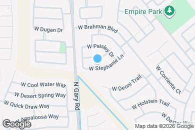 Map image of the property - 1278 W Stephanie Ln