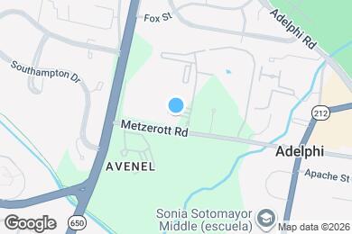 Map image of the property - 1800 Metzerott Rd