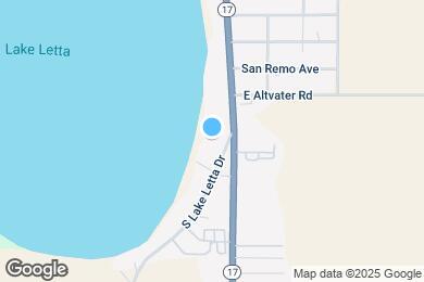Map image of the property - 2428 S Lake Letta Dr