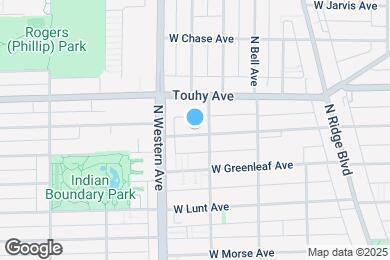 Map image of the property - 2316 W Estes Ave