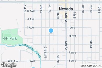 Map image of the property - 805 4th St