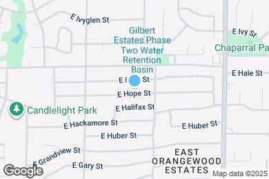 Map image of the property - 1724 E Hope St