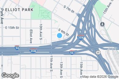 Map image of the property - 926 13th Ave S