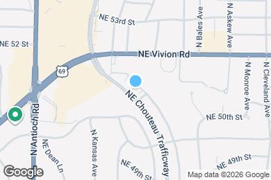 Map image of the property - 5101 NE Chouteau Trafficway