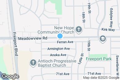 Map image of the property - 1657 Ferran Ave