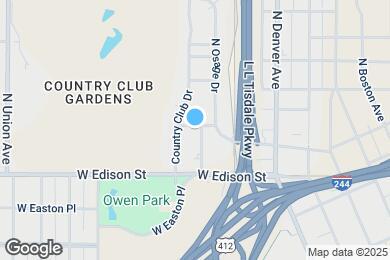 Map image of the property - 610 W Fairview St
