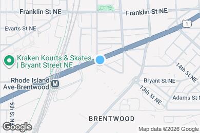 Map image of the property - 1001 Bryant St NE