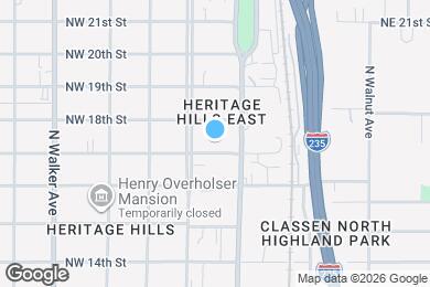 Map image of the property - 117 1/2 NW 17th St-