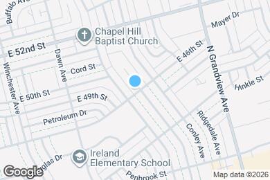 Map image of the property - 4601 Redbud Ave