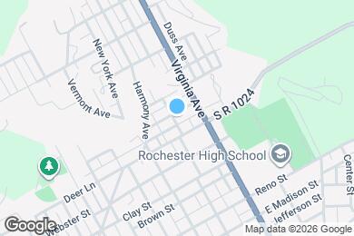 Map image of the property - 557 Pennsylvania Ave