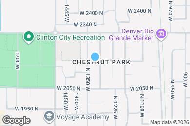 Map image of the property - 1319 W 2175 N