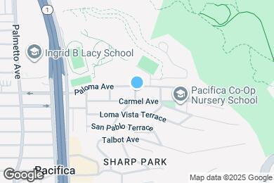 Map image of the property - 400 Paloma Ave