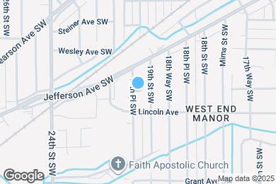 Map image of the property - 1301 19th Pl SW