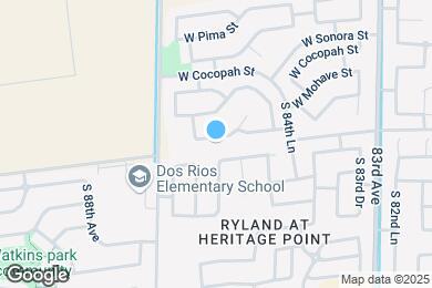 Map image of the property - 8609 W Chickasaw St