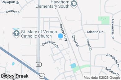 Map image of the property - 323 Meadow Ct