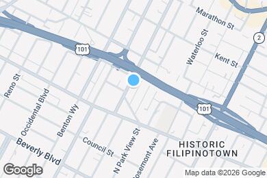 Map image of the property - 420 N Coronado St
