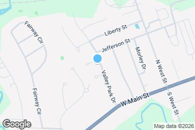 Map image of the property - 19 Valley Park Dr