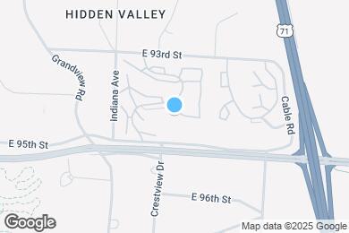 Map image of the property - Canyon Creek Apartments