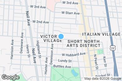 Map image of the property - 125 W 1st Ave