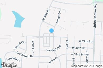 Map image of the property - 2816 Lehigh Dr